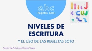 NIVELES DE ESCRITURA REGLETAS SOTO | PDF