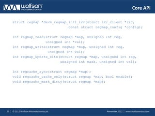 regmap: The power of subsystems and abstractions | PDF
