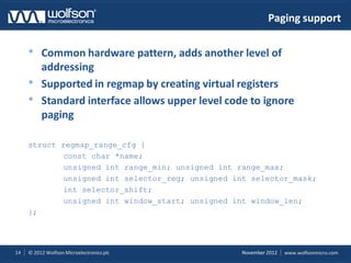 regmap: The power of subsystems and abstractions | PDF