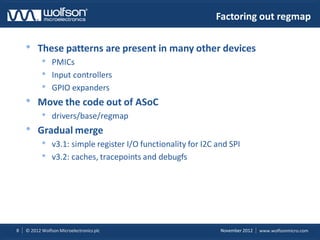 regmap: The power of subsystems and abstractions | PDF