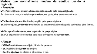 Comprehensive Guide to Portuguese Verbal Regência and Verb Usage | PDF
