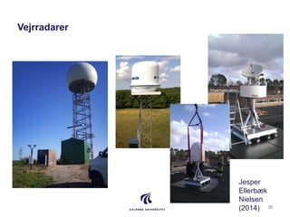 Vejrradarer
28
Jesper
Ellerbæk
Nielsen
(2014)
 