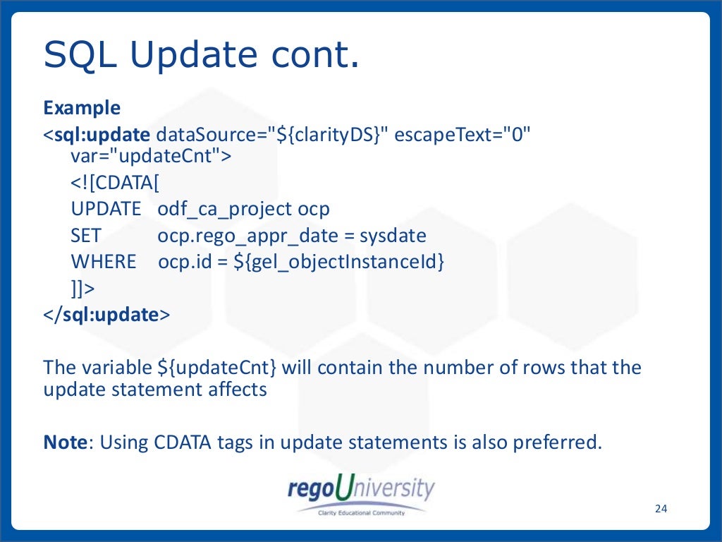 Rego University: Hidden Automation & Gel Scripting, CA PPM (CA Clarit…