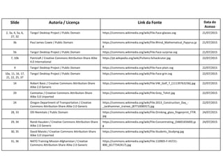 Slide Autoria / Licença Link da Fonte Data do
Acesso
2, 3a, 4, 5a, 6,
27, 32
Tango! Desktop Project / Public Domain https://commons.wikimedia.org/wiki/File:Face-glasses.svg 21/07/2015
3b Paul James Cowie / Public Domain https://commons.wikimedia.org/wiki/File:Rhind_Mathematical_Papyrus.jp
g
21/07/2015
5b Tango! Desktop Project / Public Domain https://commons.wikimedia.org/wiki/File:Face-surprise.svg 21/07/2015
7, 10b PatríciaR / Creative Commons Attribution-Share Alike
4.0 International
https://pt.wikipedia.org/wiki/Ficheiro:Schackrutor.jpg 22/07/2015
9 Tango! Desktop Project / Public Domain https://commons.wikimedia.org/wiki/File:Face-plain.svg 22/07/2015
10a, 11, 16, 17,
21, 22, 25, 37
Tango! Desktop Project / Public Domain https://commons.wikimedia.org/wiki/File:Face-grin.svg 22/07/2015
14 Robert Basic / Creative Commons Attribution-Share
Alike 2.0 Generic
https://commons.wikimedia.org/wiki/File:VW_Golf_7_(11139763236).jpg 22/07/2015
20 Camisetas / Creative Commons Attribution-Share
Alike 3.0 Unported
https://commons.wikimedia.org/wiki/File:Grey_Tshirt.jpg 22/07/2015
24 Oregon Department of Transportation / Creative
Commons Attribution-Share Alike 2.0 Generic
https://commons.wikimedia.org/wiki/File:2013_Construction_Day_-
_Jackhammer_trainee_(8771008357).jpg
22/07/2015
28, 33 Olli Niemitalo / Public Domain https://commons.wikimedia.org/wiki/File:Drinking_glass_fingerprint_FTIR.
jpg
24/07/2015
29, 34 Randi Hausken / Creative Commons Attribution-Share
Alike 2.0 Generic
https://commons.wikimedia.org/wiki/File:Concentrating_(3460165669).jp
g
24/07/2015
30, 35 David Maiolo / Creative Commons Attribution-Share
Alike 3.0 Unported
https://commons.wikimedia.org/wiki/File:Students_Studying.jpg
31, 36 NATO Training Mission-Afghanistan / Creative
Commons Attribution-Share Alike 2.0 Generic
https://commons.wikimedia.org/wiki/File:110905-F-HS721-
800_(6177342417).jpg
Matemática, 7º Ano do Ensino Fundamental
Proporção: regra de três simples – resolução de situações problema
 