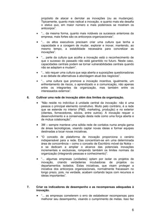 Resumo do Livro: As Regras da Inovação