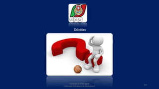 Dúvidas
Conselho de Arbitragem
Federação Portuguesa de Basquetebol
127
 