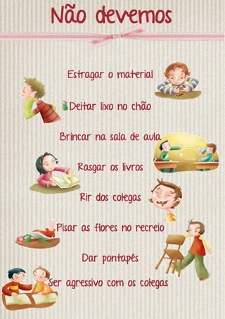 Regras de comportamento