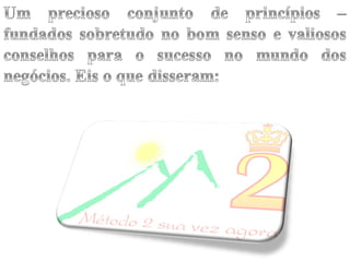 Regras de ouro para o sucesso