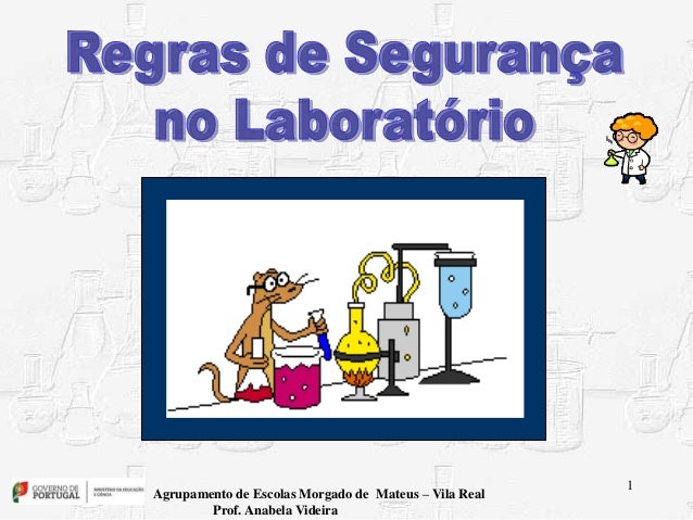 Segurança do laboratorio Segurança do laboratorio