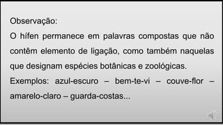 Regras do hifen | PPTX