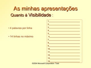  do espaçamento entre caracteres