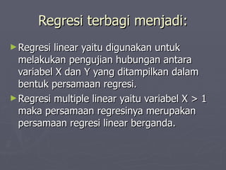 Regresi. | PPT