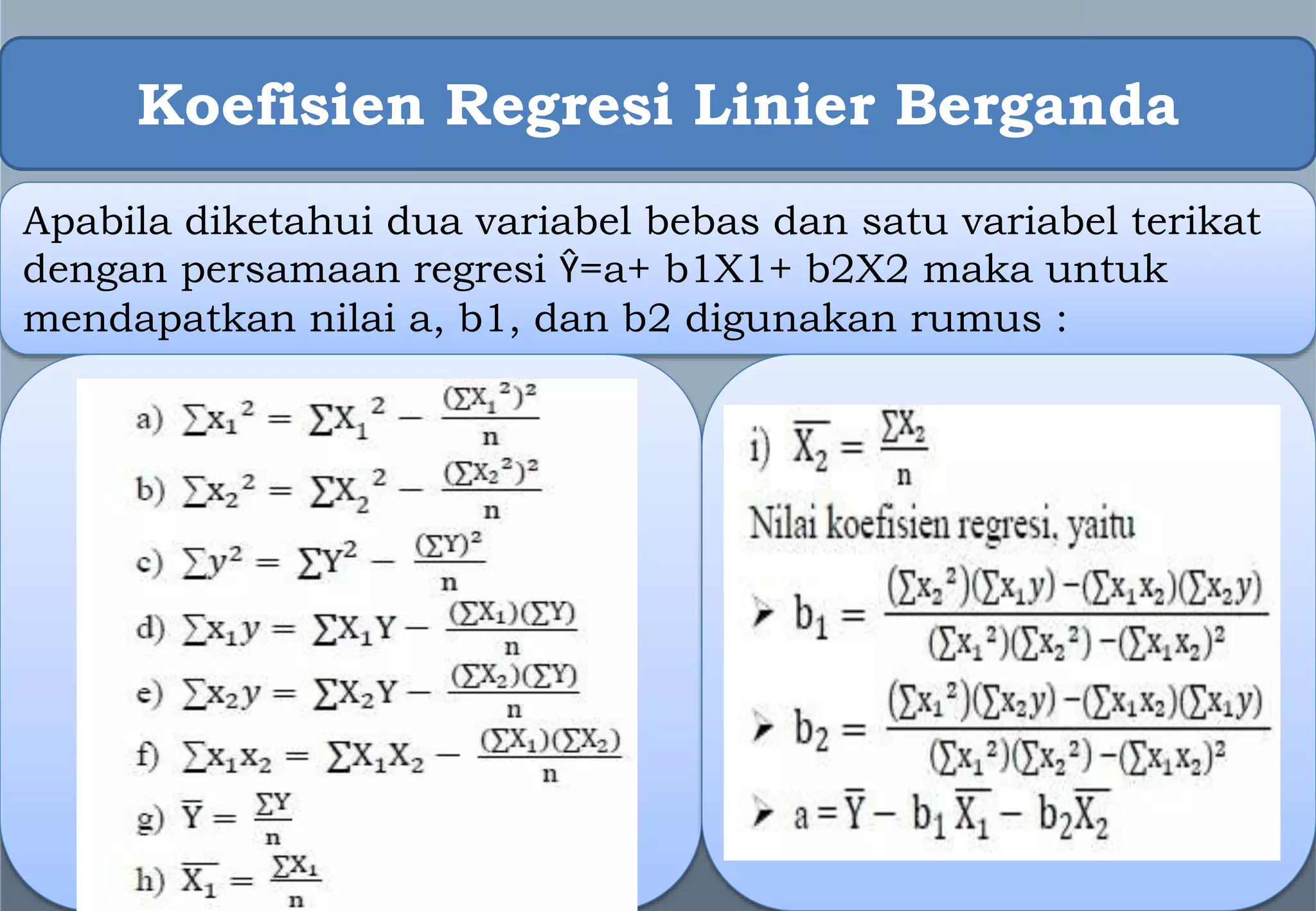 PPT Regresi Berganda | PPTX