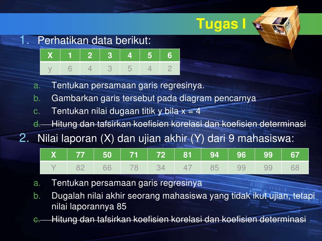 STATISTIKARegresi dan korelasi
