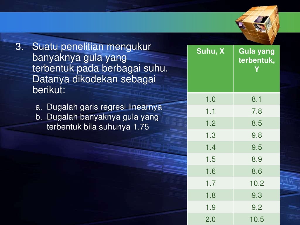 STATISTIKARegresi dan korelasi