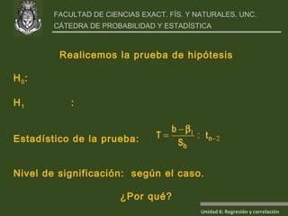 Realicemos la prueba de hipótesis H 0 : H 1 : Estadístico de la prueba:  Nivel de significación:  según el caso.  ¿Por qué? 