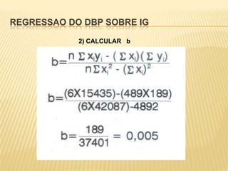 Regressão linear simples ii