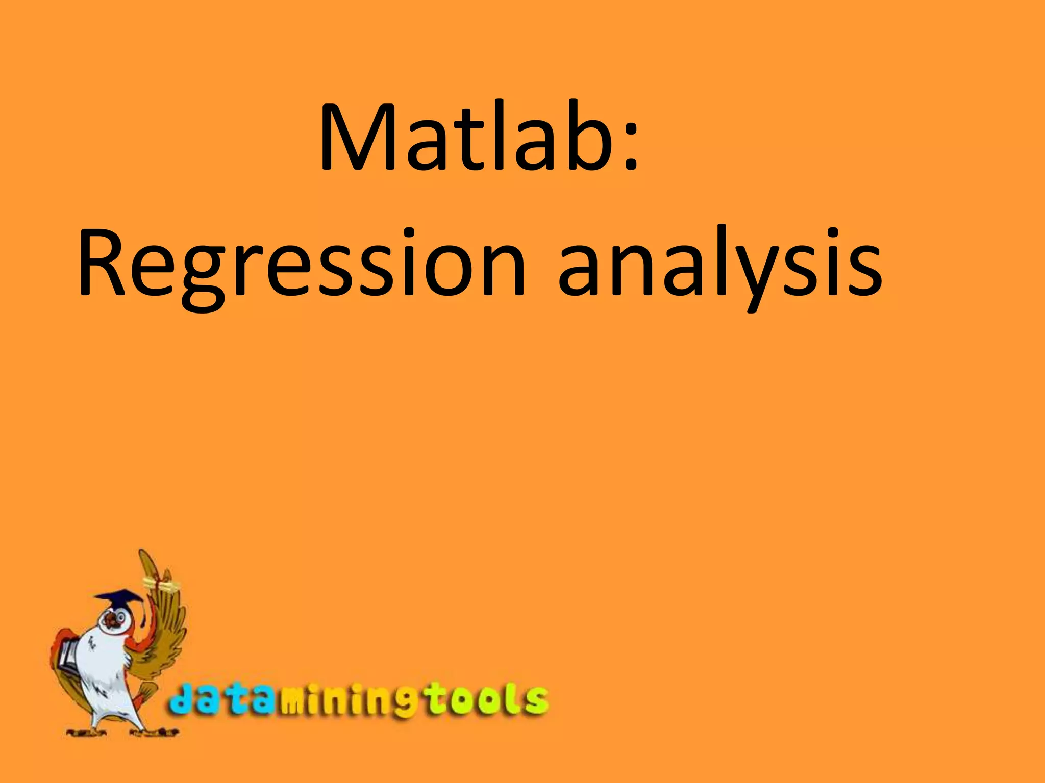 Matlab:Regression | PPTX