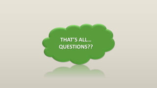 THAT’S ALL…
QUESTIONS??
 