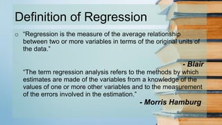 Regression | PPTX