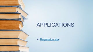 APPLICATIONS
 Regression.xlsx
 