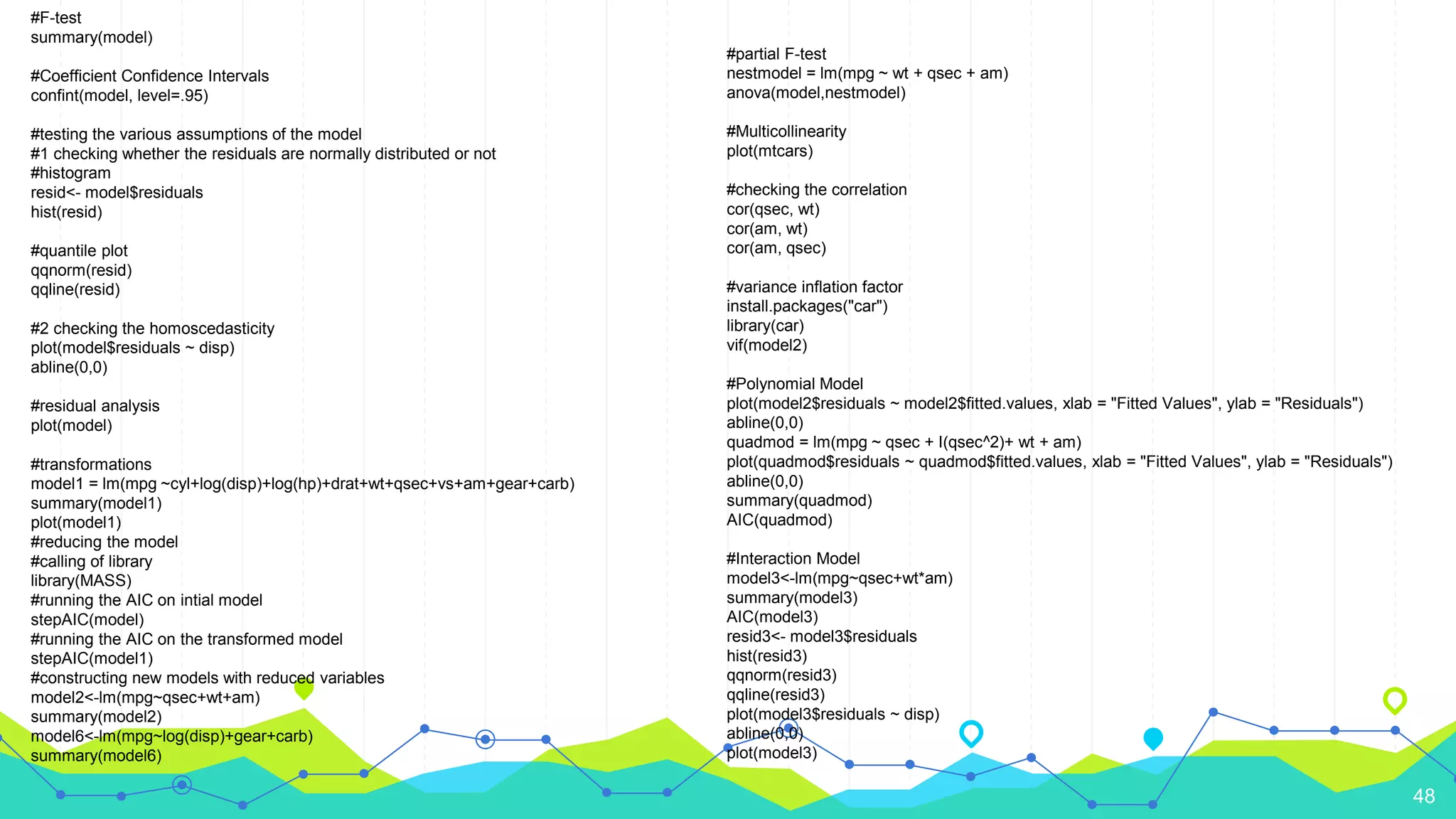Regression analysis in R | PPTX