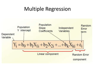 Multiple Regression
 