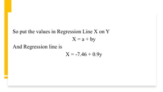 Regression with Examples and Question and Its Types | PPTX