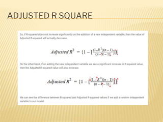 ADJUSTED R SQUARE
 
