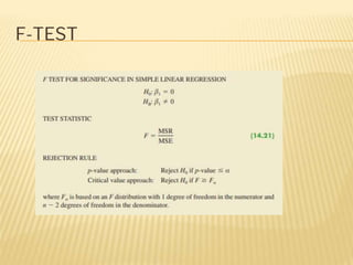 F-TEST
 