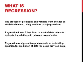 Regression analysis | PDF
