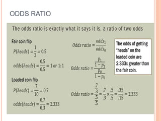 ODDS RATIO
 
