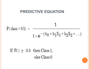 PREDICTIVE EQUATION
 