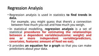 Regression Analysis Explantation and with help of example | PPTX