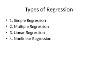 Comprehensive Guide to Regression Analysis: Types, Formulas, and ...
