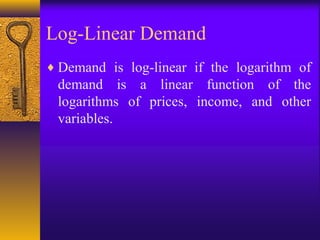 Demand Log Example Quantity Demand Analysis | PPT