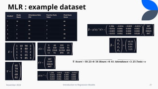 An Introduction to Regression Models: Linear and Logistic approaches | PPTX