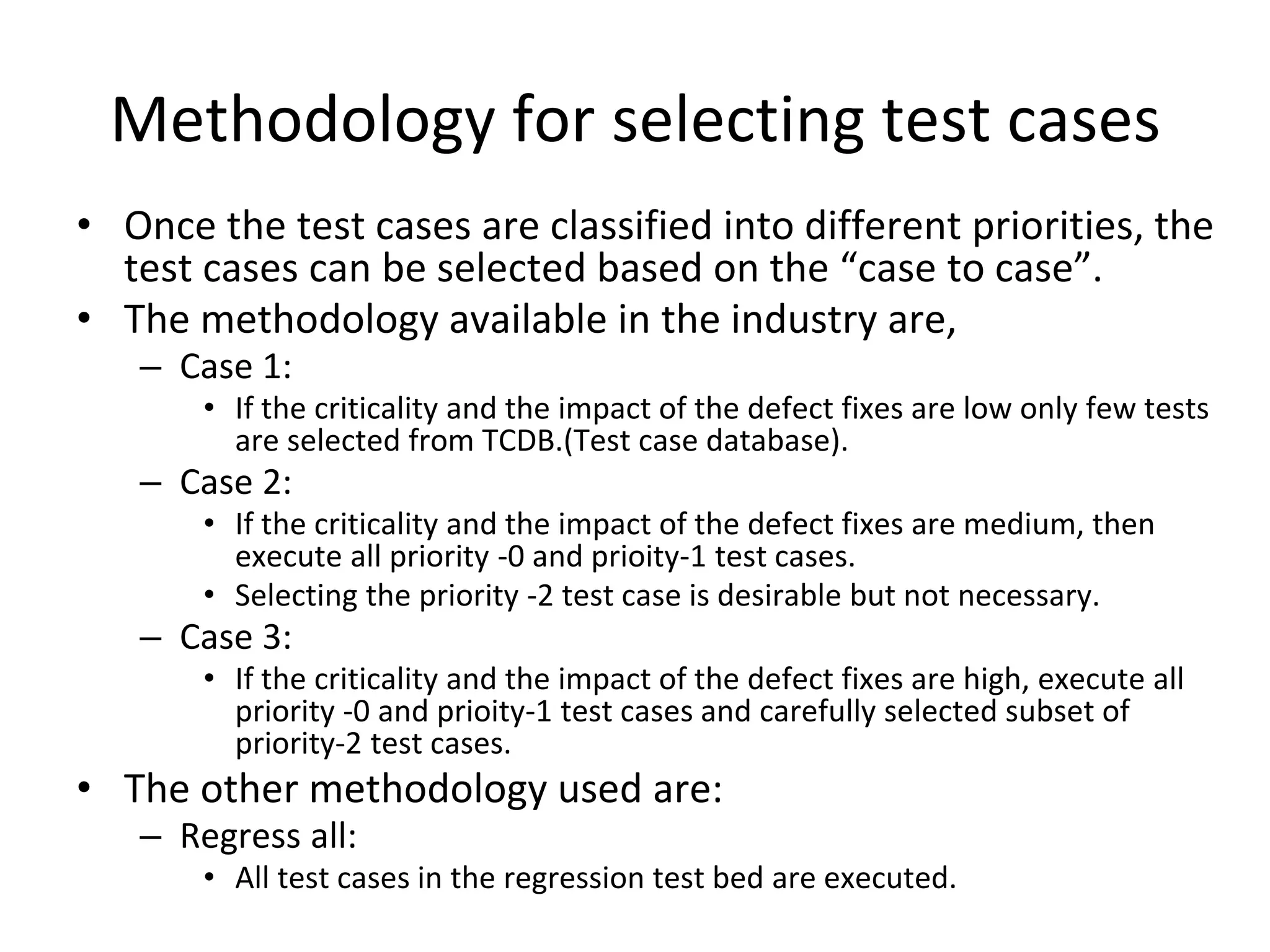 Regression testing | PPTX