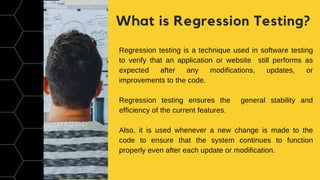 Regression Testing - An Overview | PDF