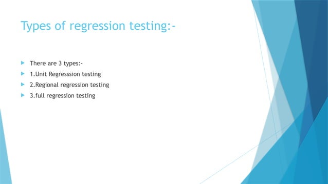 Regression testing based on manual testing.pptx