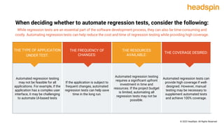 Regression Testing Gui Examples Regression Testing - A Complete Guide | PPT