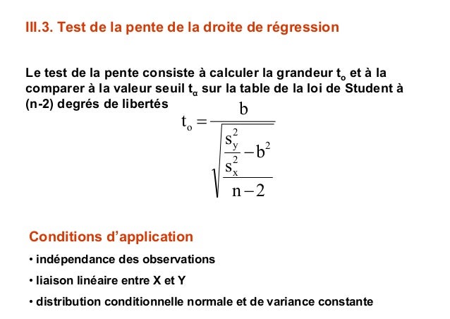 test t de la loi