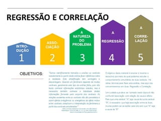 Regressão e correlação 