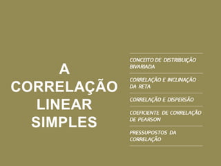 Regressão e correlação 