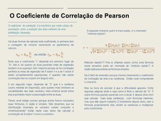 Regressão e correlação 