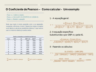 Regressão e correlação 
