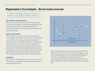 Regressão e correlação 