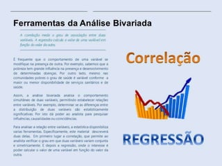 Regressão e correlação 