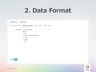 2. Data Format
classmethod.jp 17
 