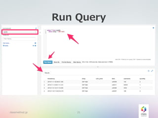 Run Query
classmethod.jp 21
 
